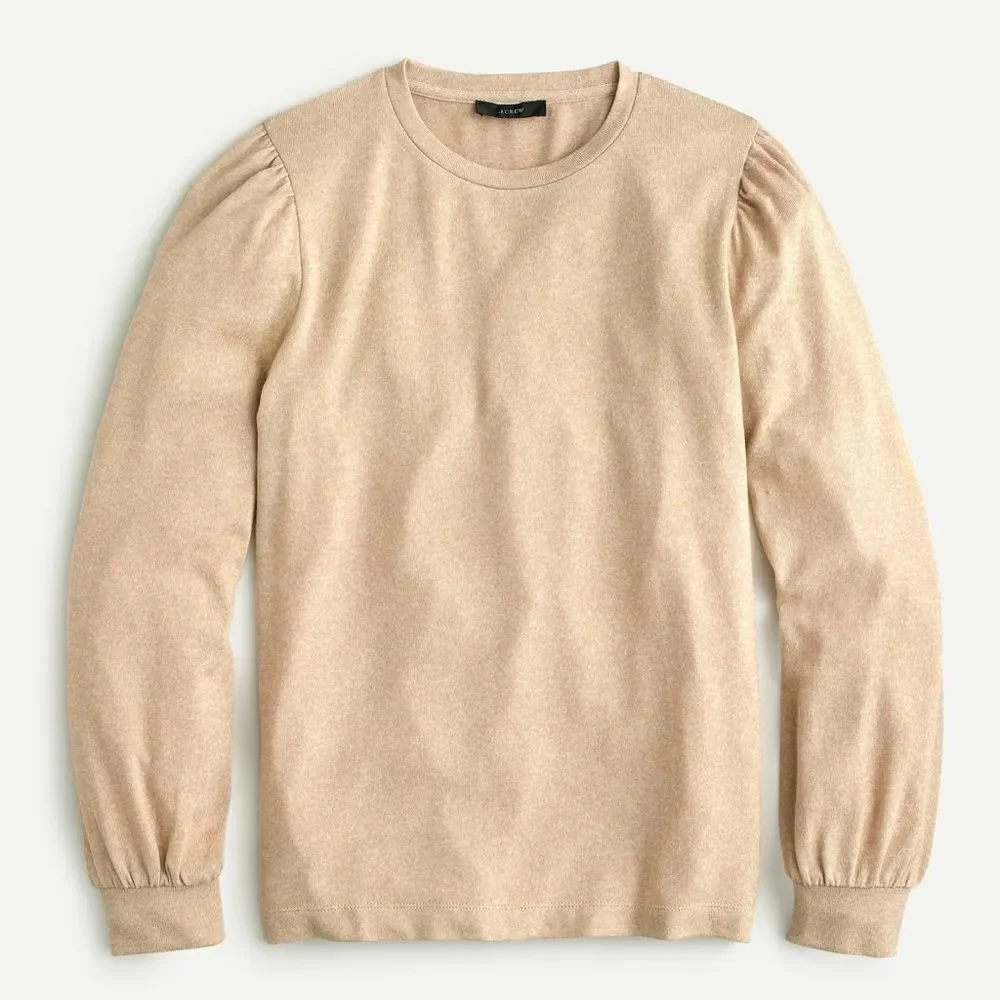 J.Crew Supercozy Puff-Sleeve Pullover Size XS